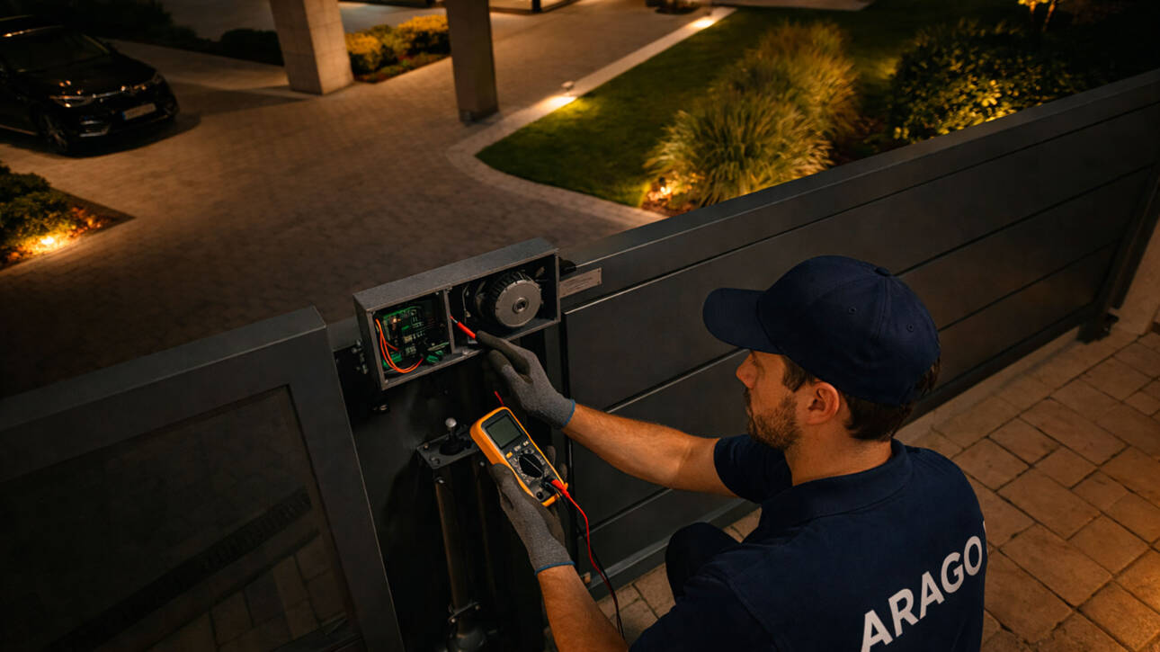 arreglo puertas automáticas noche